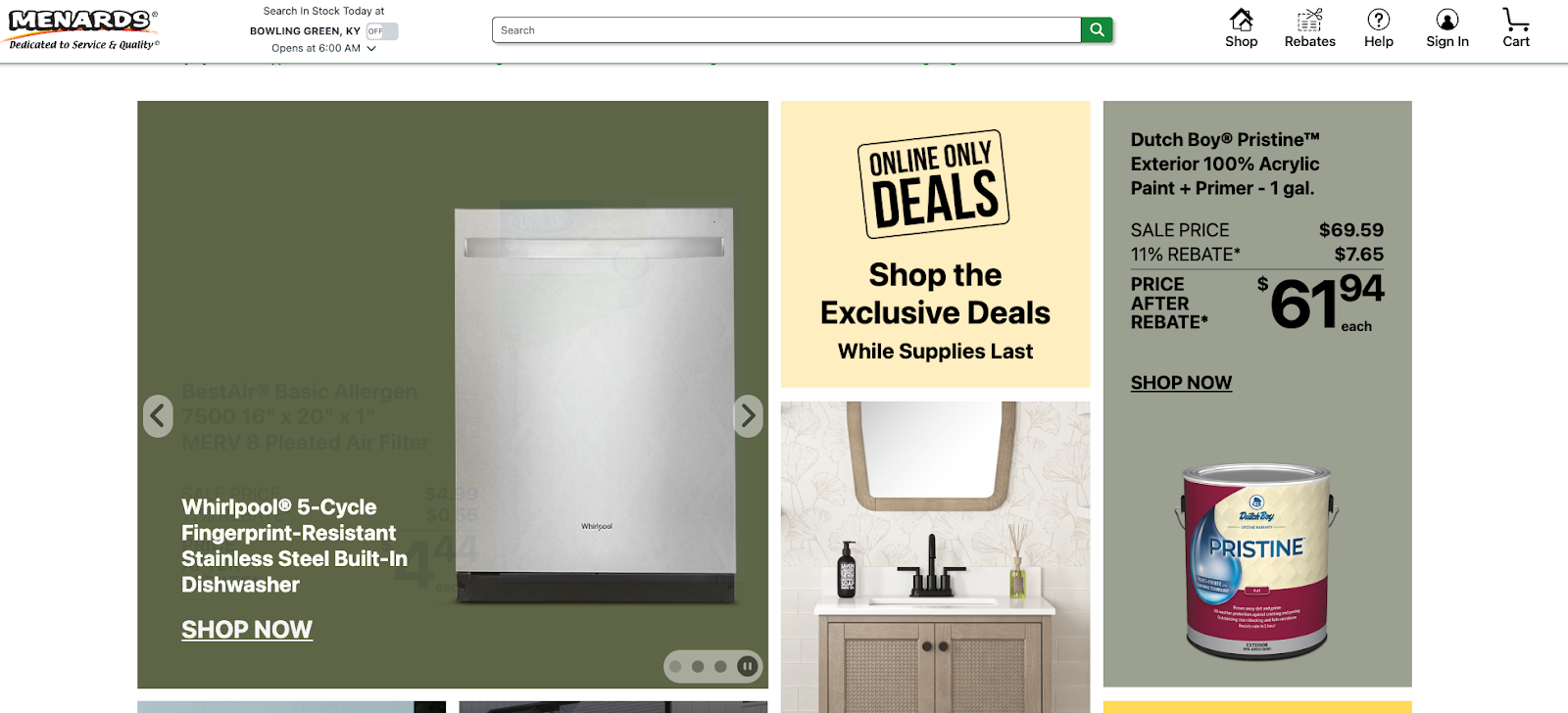 menards products